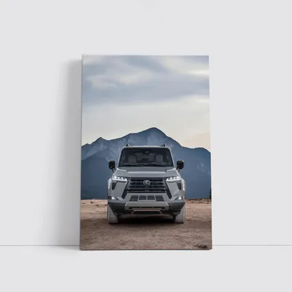 Lexus GX Front View Mountain Desert