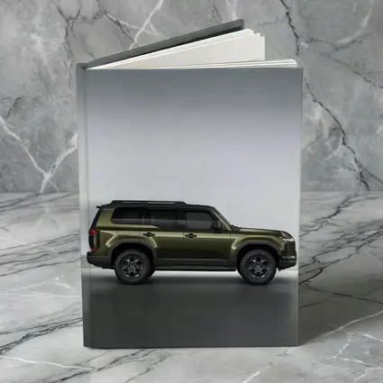 Lexus GX550 Olive Green SUV Studio Shot