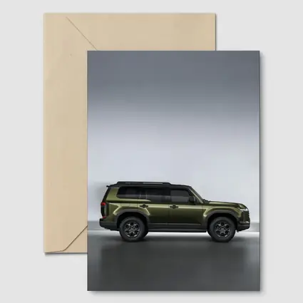 Lexus GX550 Olive Green SUV Studio Shot
