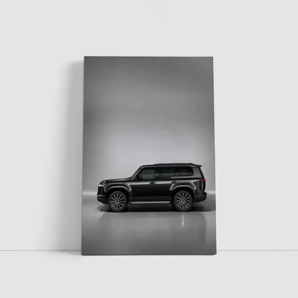 Lexus GX Black SUV Studio Gray Background