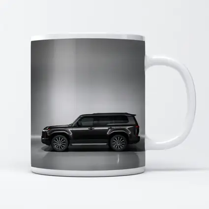 Lexus GX Black SUV Studio Gray Background