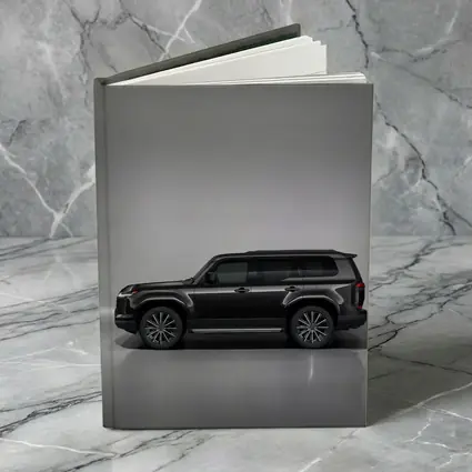 Lexus GX Black SUV Studio Gray Background
