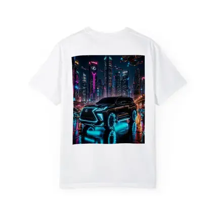 Lexus GX Neon Cyberpunk Futuristic City Night