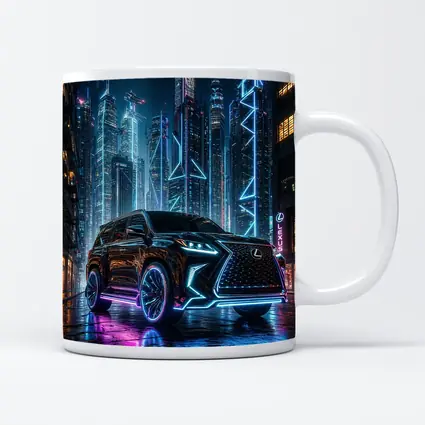 Lexus GX Neon Cyberpunk City Night