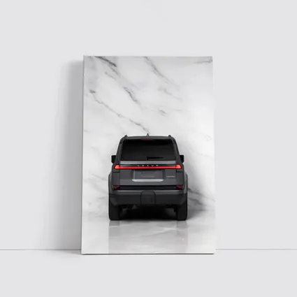 Lexus GX550 SUV Rear Marble Background