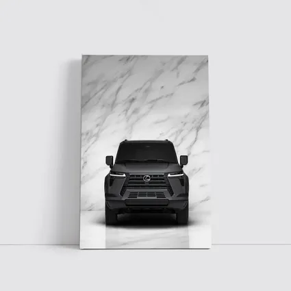 Lexus GX SUV Dark Gray Marble Background