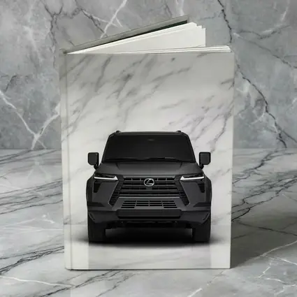 Lexus GX SUV Dark Gray Marble Background