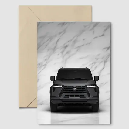 Lexus GX SUV Dark Gray Marble Background