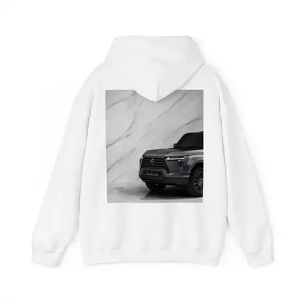 Lexus GX SUV Against White Marble Wall
