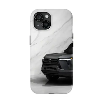 Lexus GX SUV Against White Marble Wall
