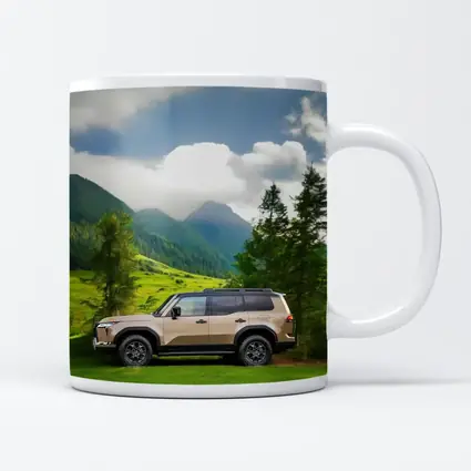 Lexus GX SUV Green Mountain Landscape