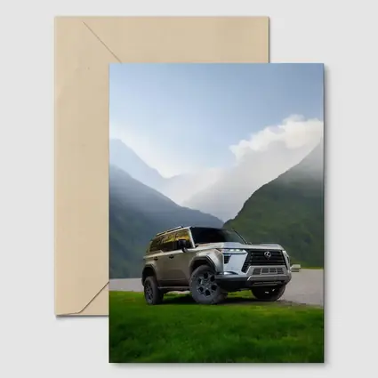 Lexus GX Mountain Valley Green Landscape
