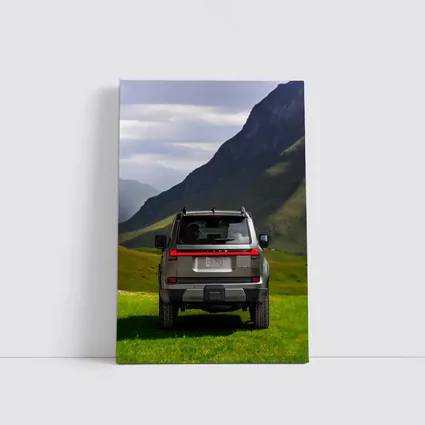 Lexus GX SUV Green Mountain Landscape