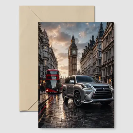 Lexus GX SUV Big Ben London Street