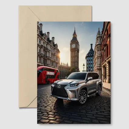 Lexus GX Silver SUV London Big Ben