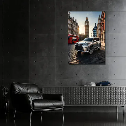 Lexus GX Silver SUV London Big Ben