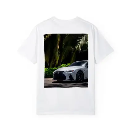 Lexus IS 500 Parked Under Tropical Palms