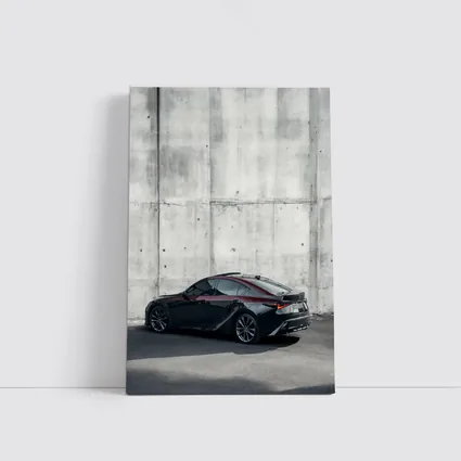 Lexus IS F Sport Black Concrete Wall