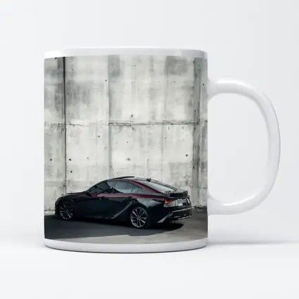 Lexus IS F Sport Black Concrete Wall