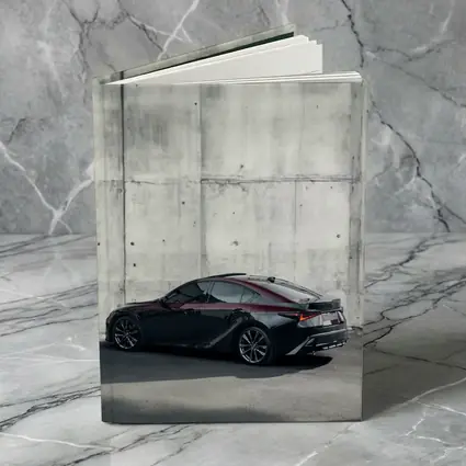 Lexus IS F Sport Black Concrete Wall