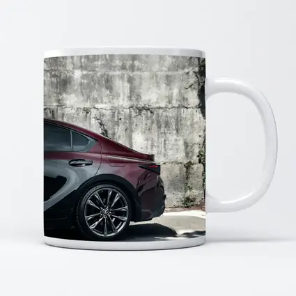 Lexus IS Rear View Against Concrete Wall