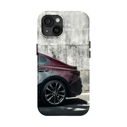 Lexus IS Rear View Against Concrete Wall
