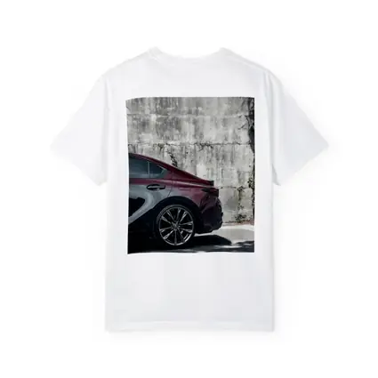 Lexus IS Rear View Against Concrete Wall