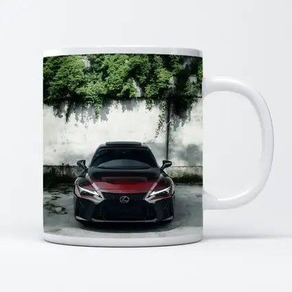 Lexus IS F Sport Dark Red Front View