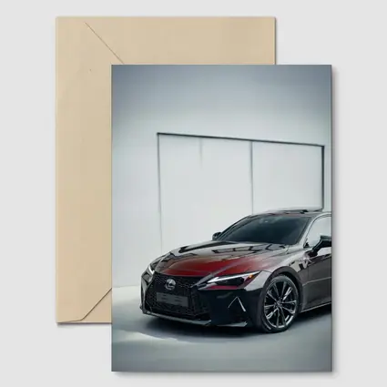 Lexus IS F Sport Dark Red Studio
