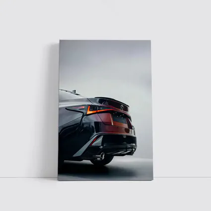 Lexus IS Rear Studio Gray Background