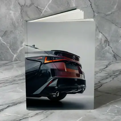 Lexus IS Rear Studio Gray Background