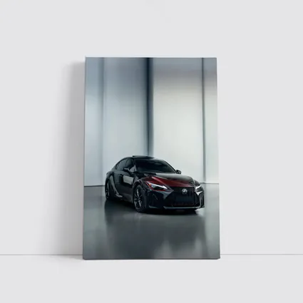 Lexus IS Dark Red Studio Garage Shot