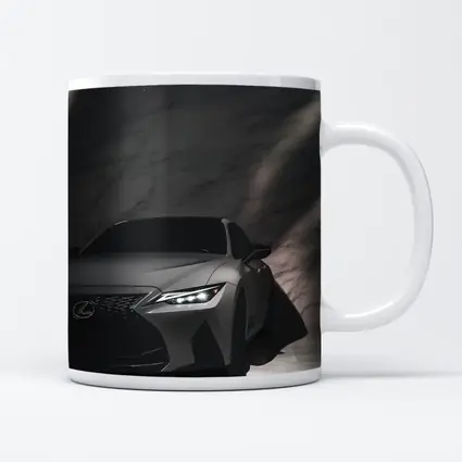 Lexus IS Matte Gray Marble Background