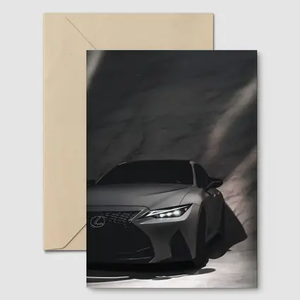 Lexus IS Matte Gray Marble Background