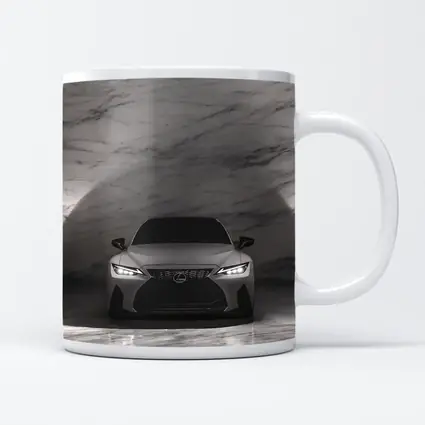 Lexus IS Matte Gray Marble Tunnel Front