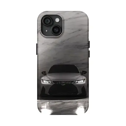 Lexus IS Matte Gray Marble Tunnel Front