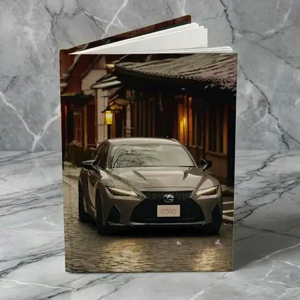 Lexus IS500 on Cobblestone Kyoto Street