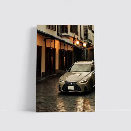 Lexus IS500 Parked On Kyoto Night Street