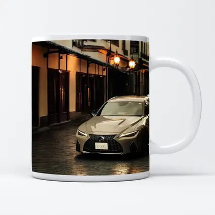Lexus IS500 Parked On Kyoto Night Street