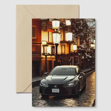 Lexus IS500 Dark Streets Kyoto Night Lights