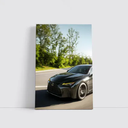 Lexus IS Black Sport Sedan Open Road