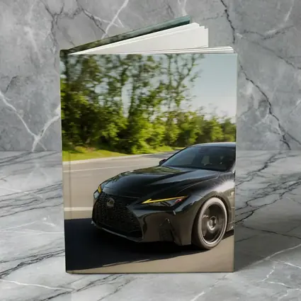 Lexus IS Black Sport Sedan Open Road