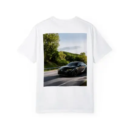 Lexus IS Black Sedan on Open Road