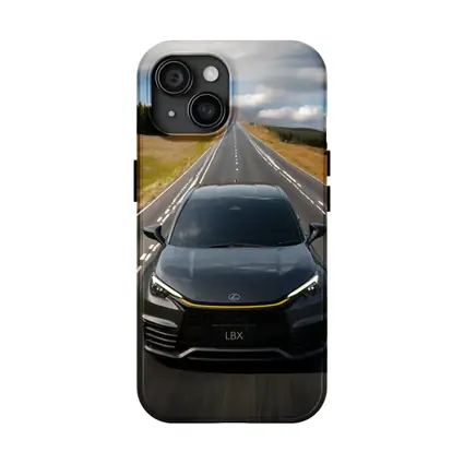 Lexus LBX Driving Open Road Dramatic Sky