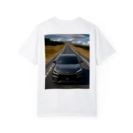 Lexus LBX Driving Open Road Dramatic Sky