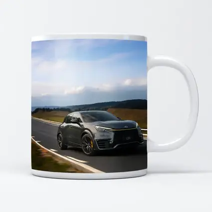 Lexus LBX Driving On Open Road