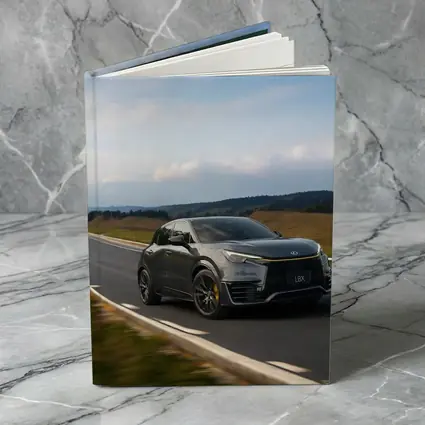 Lexus LBX Driving On Open Road