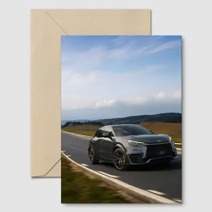 Lexus LBX Driving On Open Road