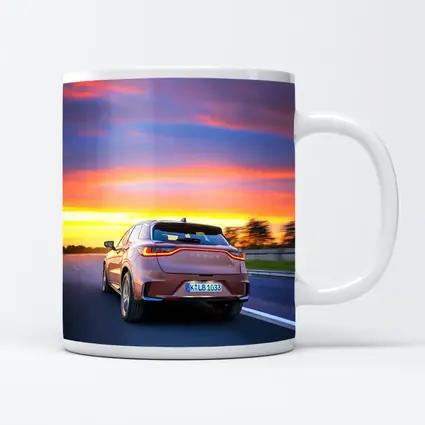 Lexus LBX Driving At Sunset Highway