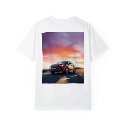 Lexus LBX Red SUV Sunset Drive